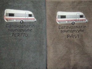 Oman vaunun kuva halutulla tekstillä